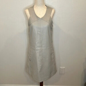 BOD & CHRISTENSEN DOLLY GENUINE LEATHER DRESS ZIPPER POCKETS NEW WITH TAGS